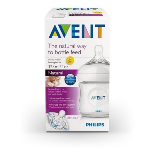 Biberon Avent Natural 125 Ml