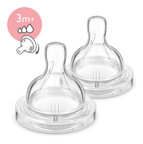 Tetina Avent Classic Flujo Variable 3m+ - Imagen 2