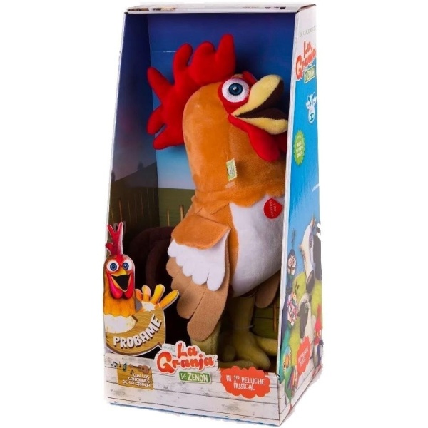 Peluche Musical Gallo Bartolito La Granja De Zenón