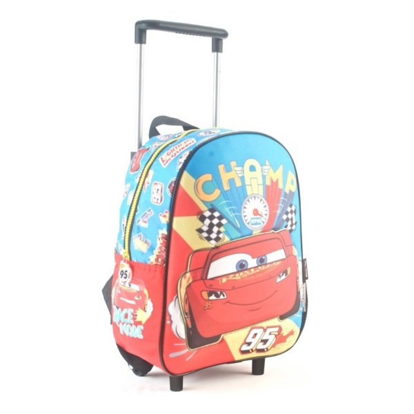 Mochila Chica Con Carro Cars 01213