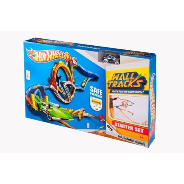 Comercial Hot Wheels Wall Tracks Starter - Pista da Parede 