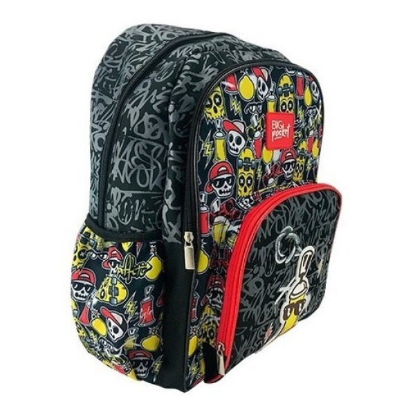 Mochila De Espalda Graffiti - Big Pocket - 43 Cm -