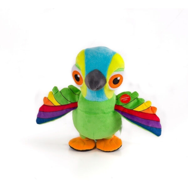 Peluche Lorito Pepe Interactivo La Granja De Zenón - Imagen 3