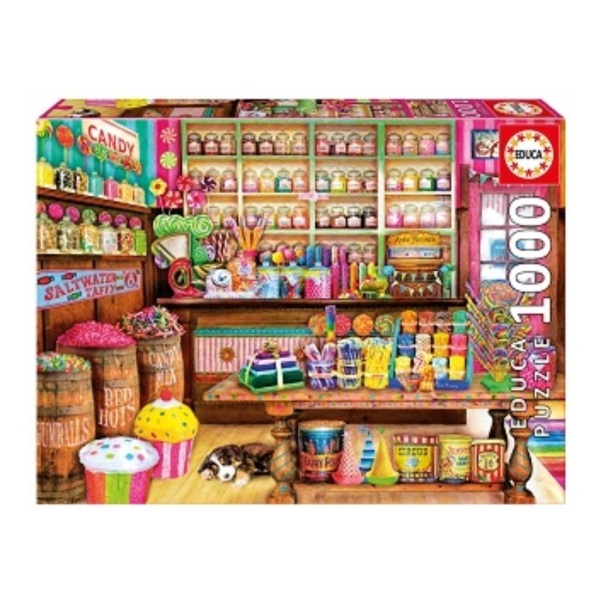 Puzzle Educa Tienda De Dulces 1000 Piezas
