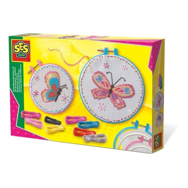 Ses Creative Set De Bordado De Mariposas