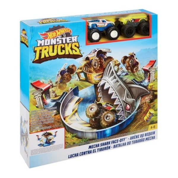 Pista Hot Wheels Monster Trucks - Mattel Fyk14 - Original