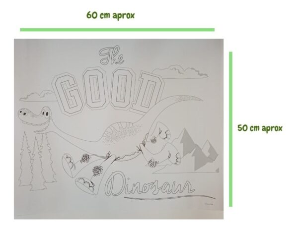 Laminas Para Colorear Un Gran Dinosaurio - Imagen 3