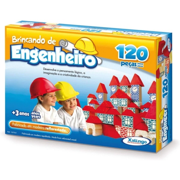 Bloques De Madera Xalingo 120 Pzs