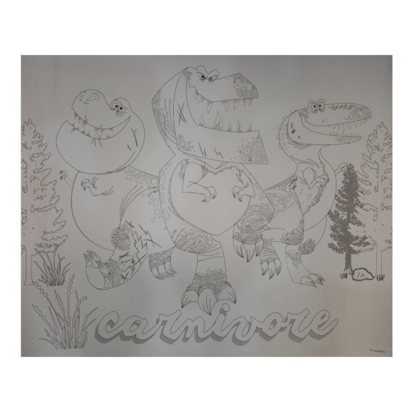 Laminas Para Colorear Un Gran Dinosaurio