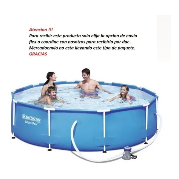 Piscina Estructural, Bestway, 4600 Litros, Con Filtro, Refor