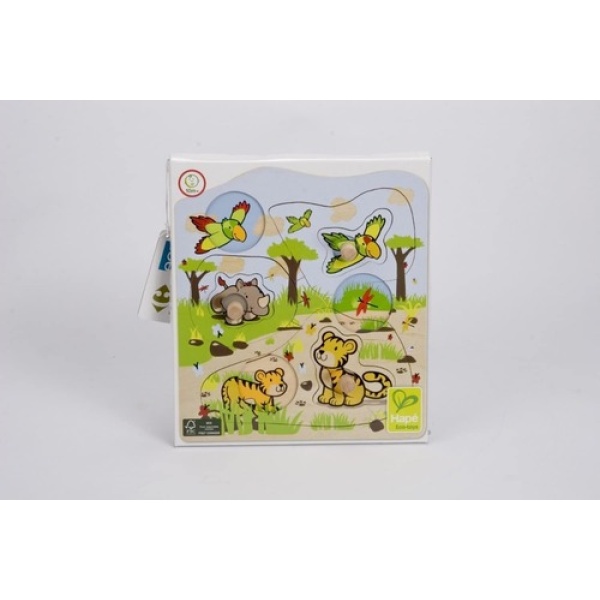 Hape - Eco Toys - Puzzle Safari -
