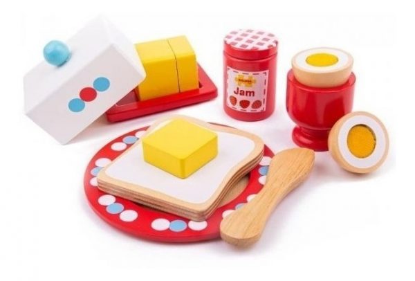 Juego Didáctico Set Desayuno En Madera