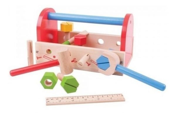 Juego Set Valija De Herramientas En Madera