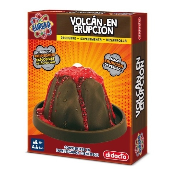 Juego Volcán En Erupción Mundo Magico