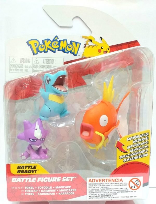 Pokémon Pack De 3 Figuras