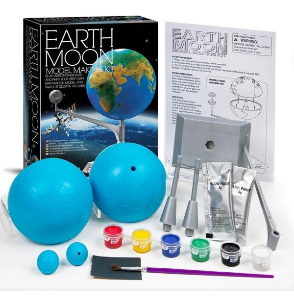 Juego Didáctico Construir Y Colorear La Tierra Y La Luna