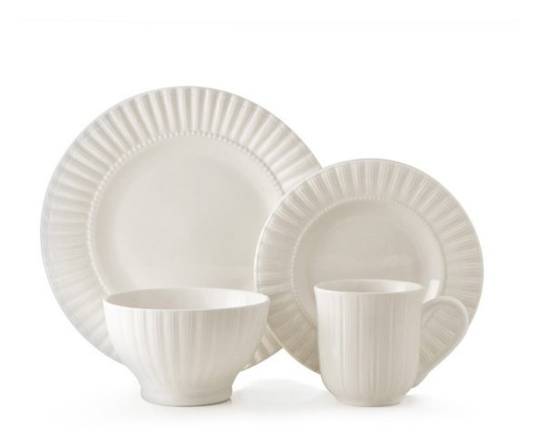 Set De Vajilla 16 Piezas, Stoneware, Maison White