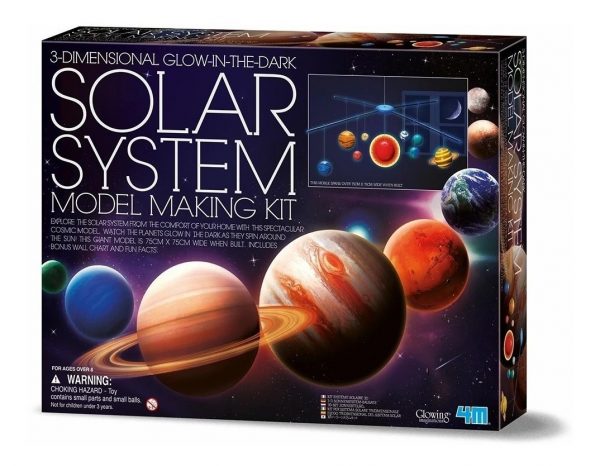 Juego Didáctico Sistema Solar En 3d Para Pintar