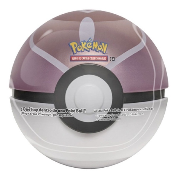 Pokemon Lata Pokebola + 3 Paquetes De Mejora Jcc + Moneda