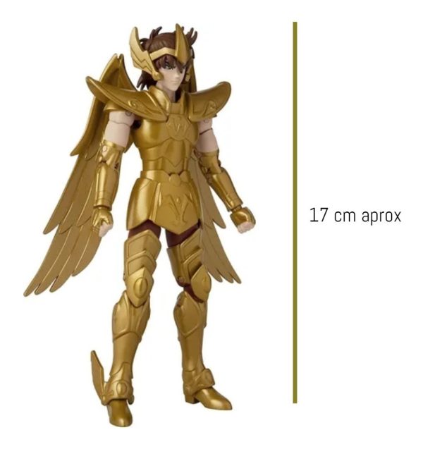 Muñeco Figuras Caballeros Del Zodiaco 17cm Mundo Magico - Imagen 2