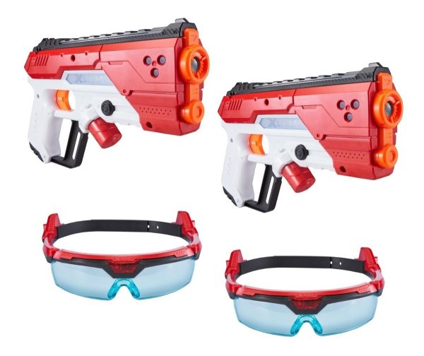 Set De 2 Pistolas Láser Zuru X-shot 360° Ultimate Con Lentes