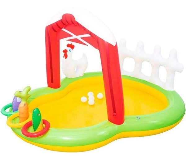 Centro De Juegos Inflable Bestway 121lt Mundo Magico