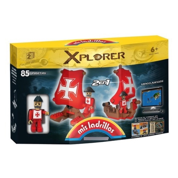 Mis Ladrillos Xplorer - Piratas (85 Piezas)