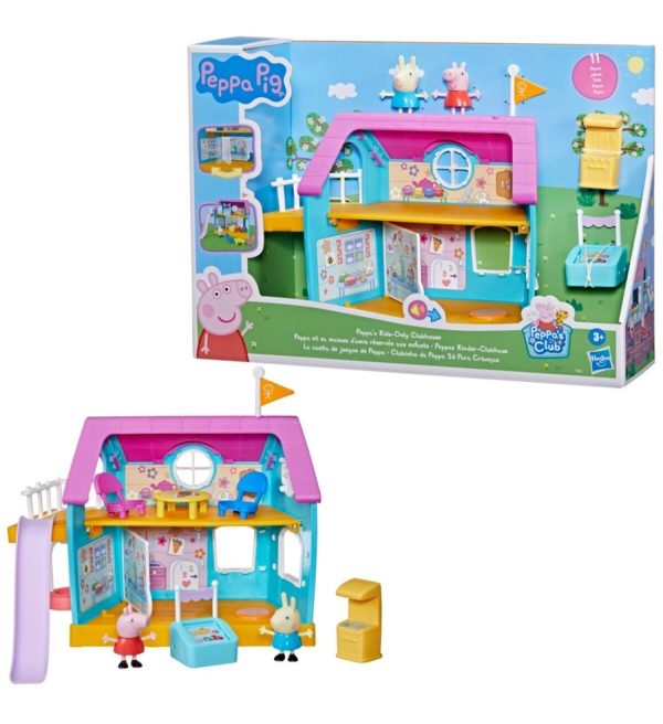Set Peppa Pig Casita De Juegos Mundo Magico