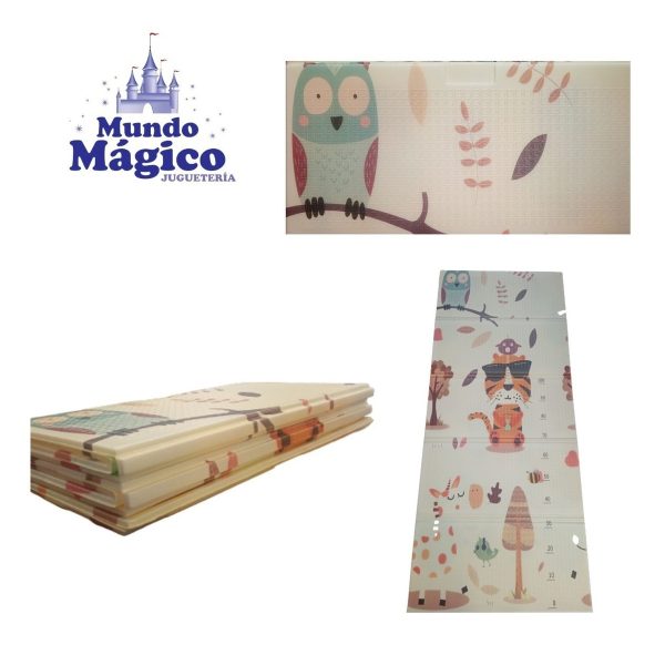 Alfombra Plegable Antigolpes Multiuso Mundo Magico