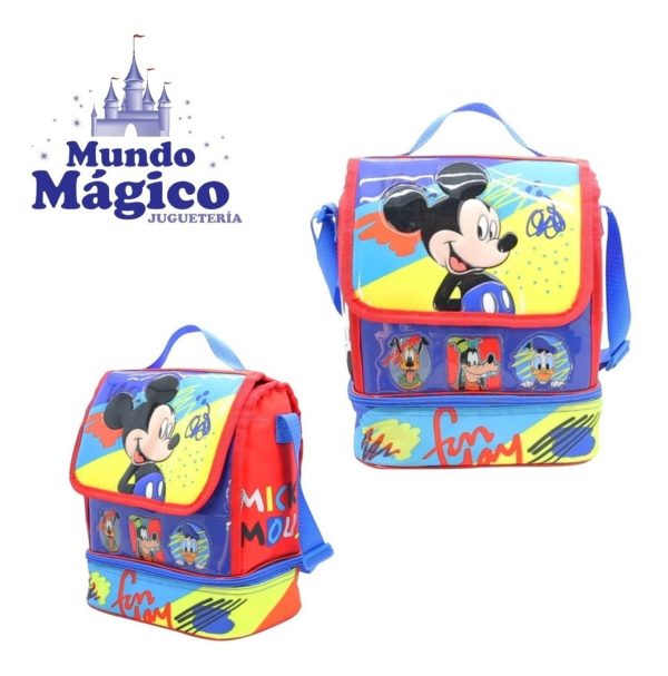 Lunchera Escolar Mickey Mouse Mundo Magico