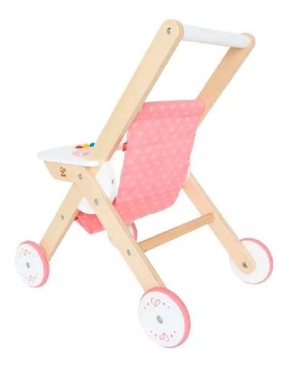 Coche De Muñecas En Tela Y Mdf Hape Mundo Magico