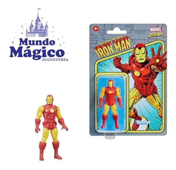 Figura De Accion Marvel Legends Retro Collection Iron Man - Imagen 2