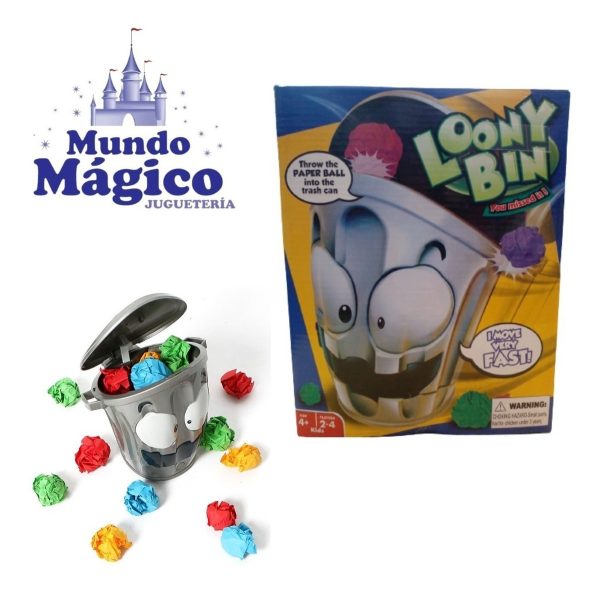 Juego De Mesa Papelera Loca Jugueteria Mundo Magico - Imagen 2