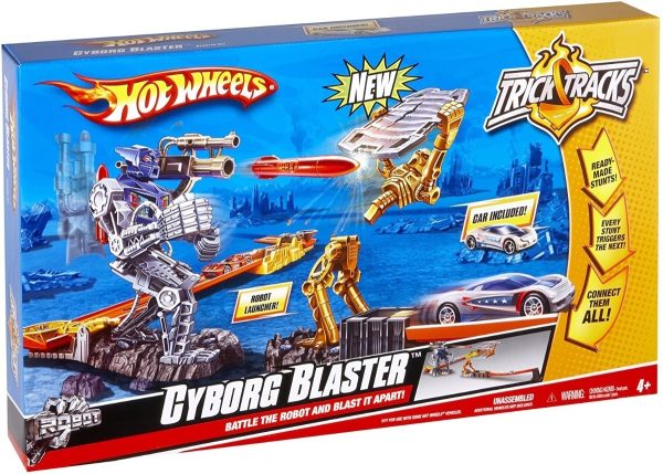 Hot Wheels Pista Cyborg Blaster Mundo Magico
