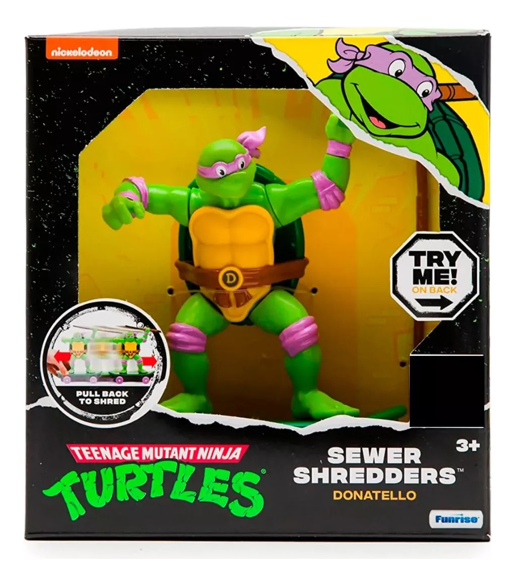 Figura Tortuga Ninja Funrise Con Skate De Donatello