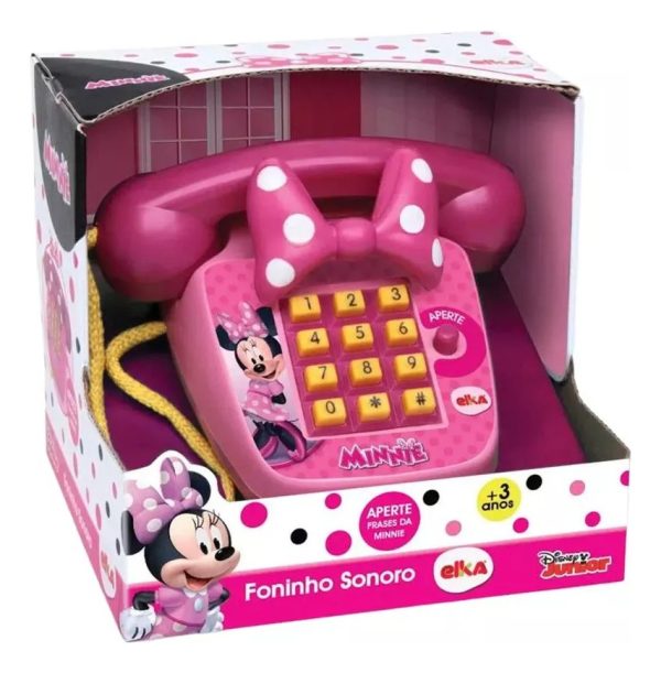 Teléfono De Juguete Elka Minnie Con Sonidos Y Frases - Imagen 3