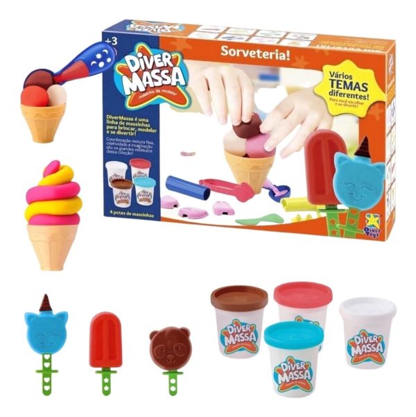 Juego De Masas Helados Jugueteria Mundo Magico