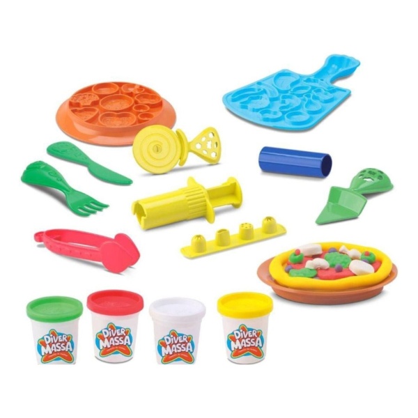 Juego De Masas Pizzero Mundo Magico