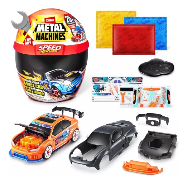 Metal Machines Casco Speed. 25 Sorpresas. Luz Y Sonido. Mpuy - Imagen 4