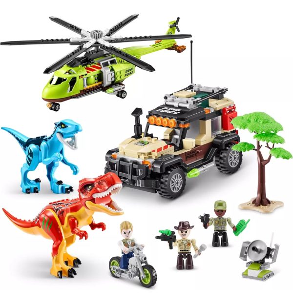 Bloques Para Armar. Dino Adventure 592 Piezas Zuru Max - Imagen 6