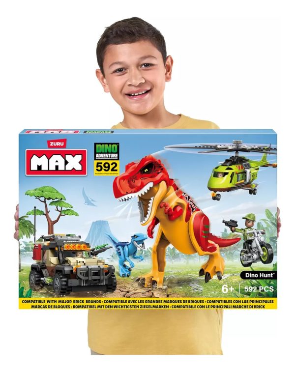 Bloques Para Armar. Dino Adventure 592 Piezas Zuru Max - Imagen 5