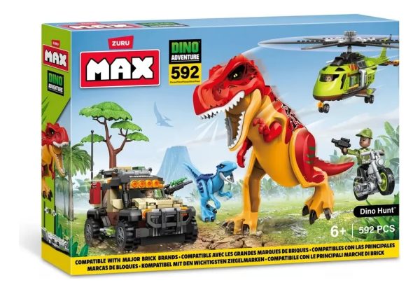 Bloques Para Armar. Dino Adventure 592 Piezas Zuru Max - Imagen 3