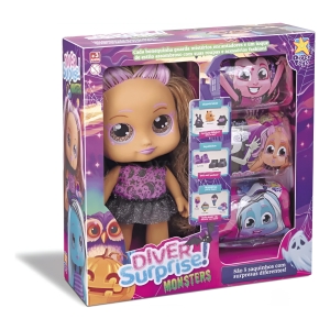 Muñeca Diver Surprise Monster Wolf - Lobelita Mundo Magico