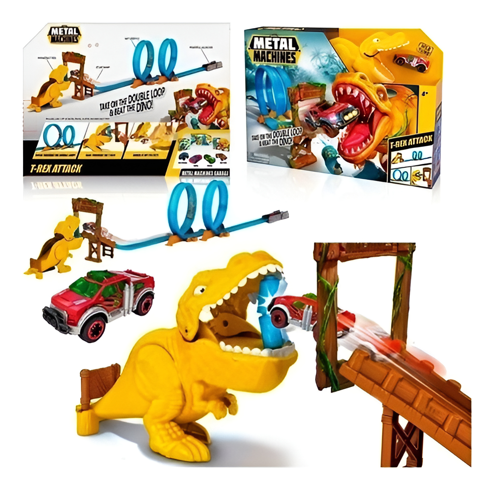 Pista Metal Machines T- Rex Attack