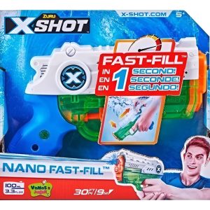 Pistola De Agua X Shot Nano Fast Fill 100ml Mundo Magico